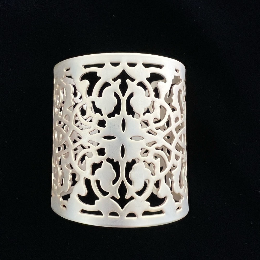 Brushed Gold Wide Bracelet